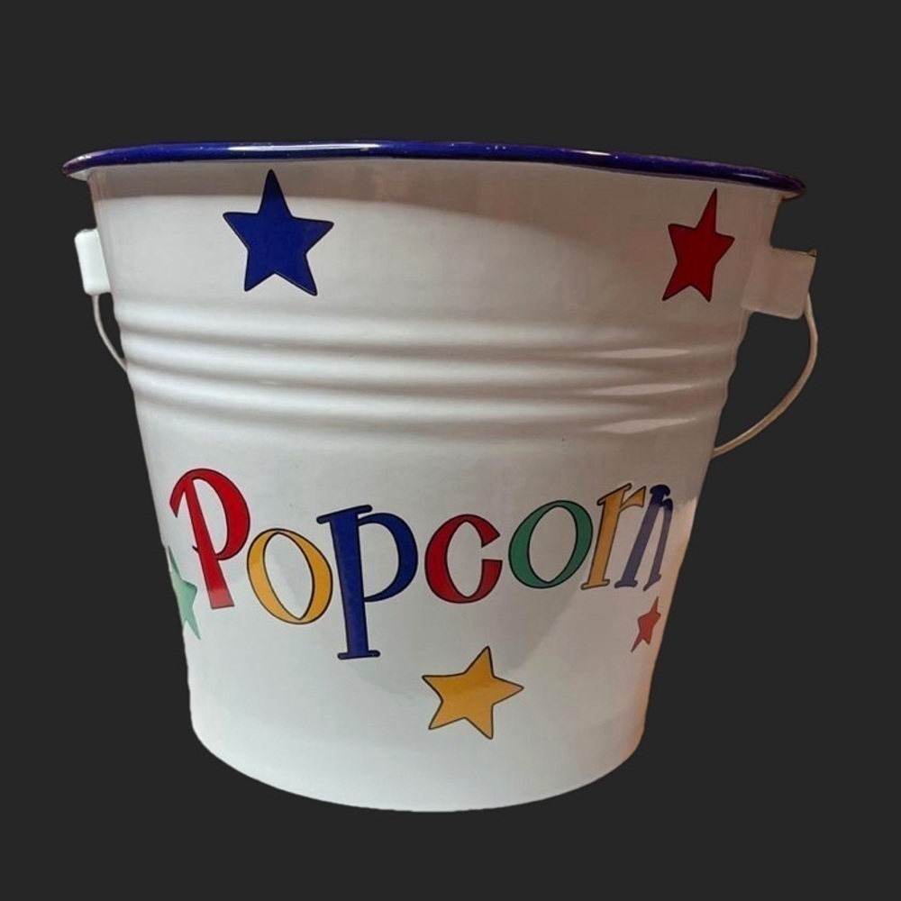 2001 Gooseberry Patch Enameled Popcorn Bucket